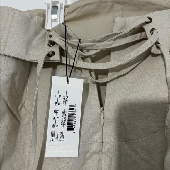 Andrea Iyamah Lino Body Suit and Corset Skirt - Picture 8 of 8